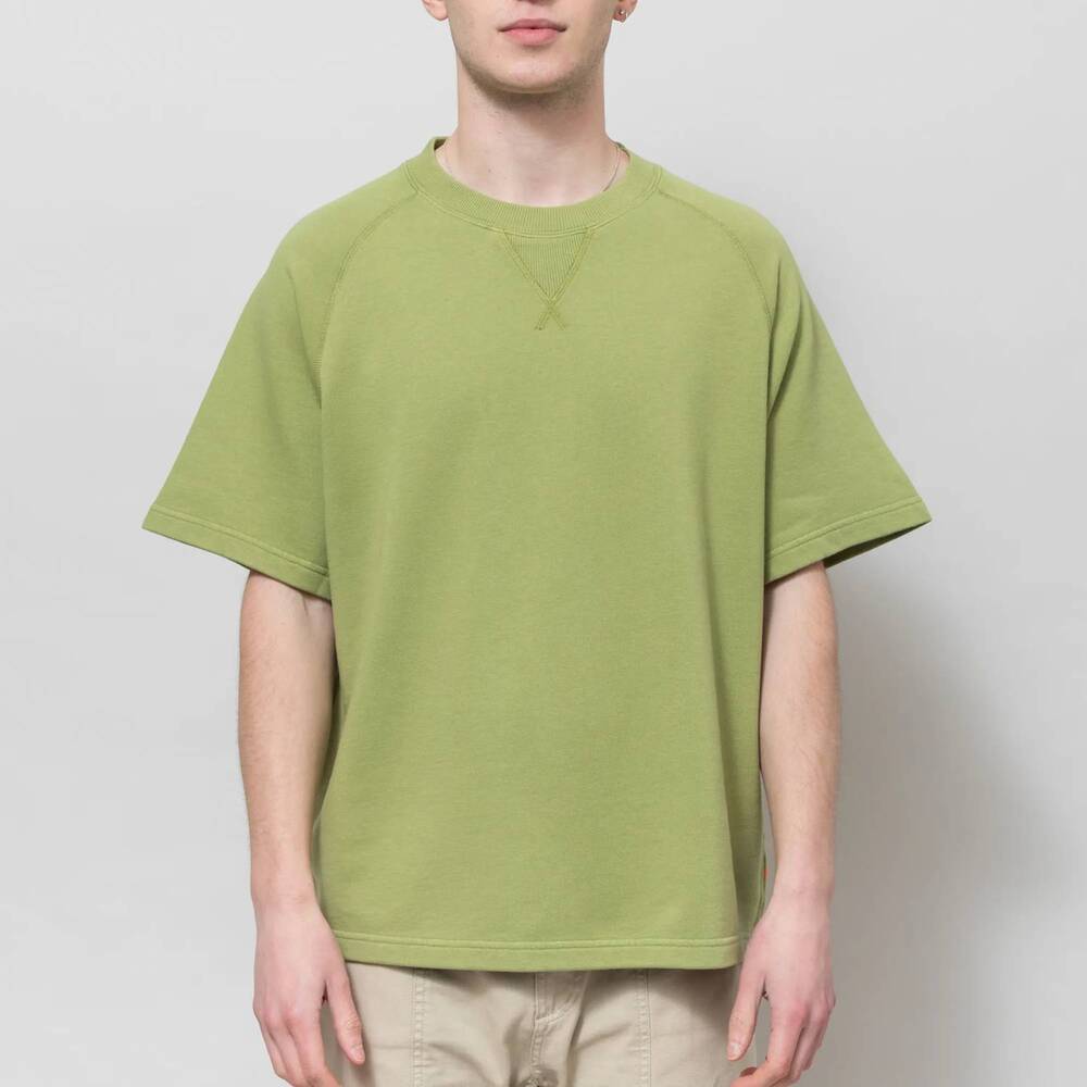 NEW FAR AFIELD edmond short sleeve t-shirt in green